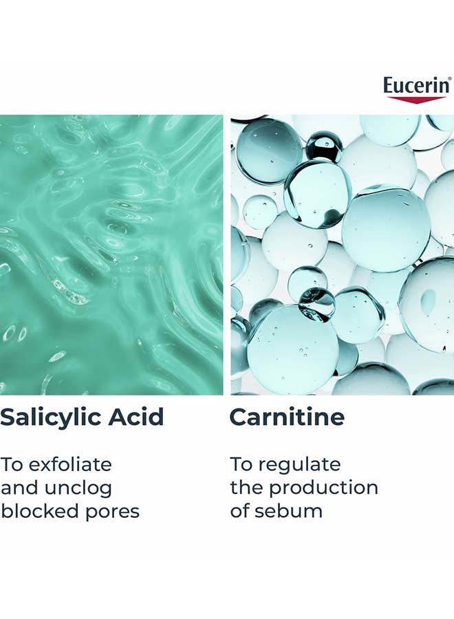 Eucerin كريم ديرموبيور كلينيكال مات فلويد مع حمض الساليسيليك للبشرة المعرضة للبثور وحب الشباب، يتحكم في زيادة الدهون، يصحح العيوب والمسام، ويرطب، مع تأثير مطفي، مناسب للبشرة الحساسة، 40 مل - Image 5