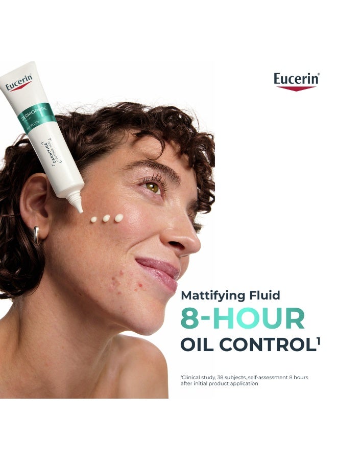 Eucerin Dermopure Clinical Mat Fluid Cream With Salicylic Acid For Blemish & Acne-Prone Skin, Controls Oil Excess, Corrects Blemishe And Pores, And Hydrates, With Mattiffying Effect, Suitable For Sensitive Skin, 40Ml - Image 5