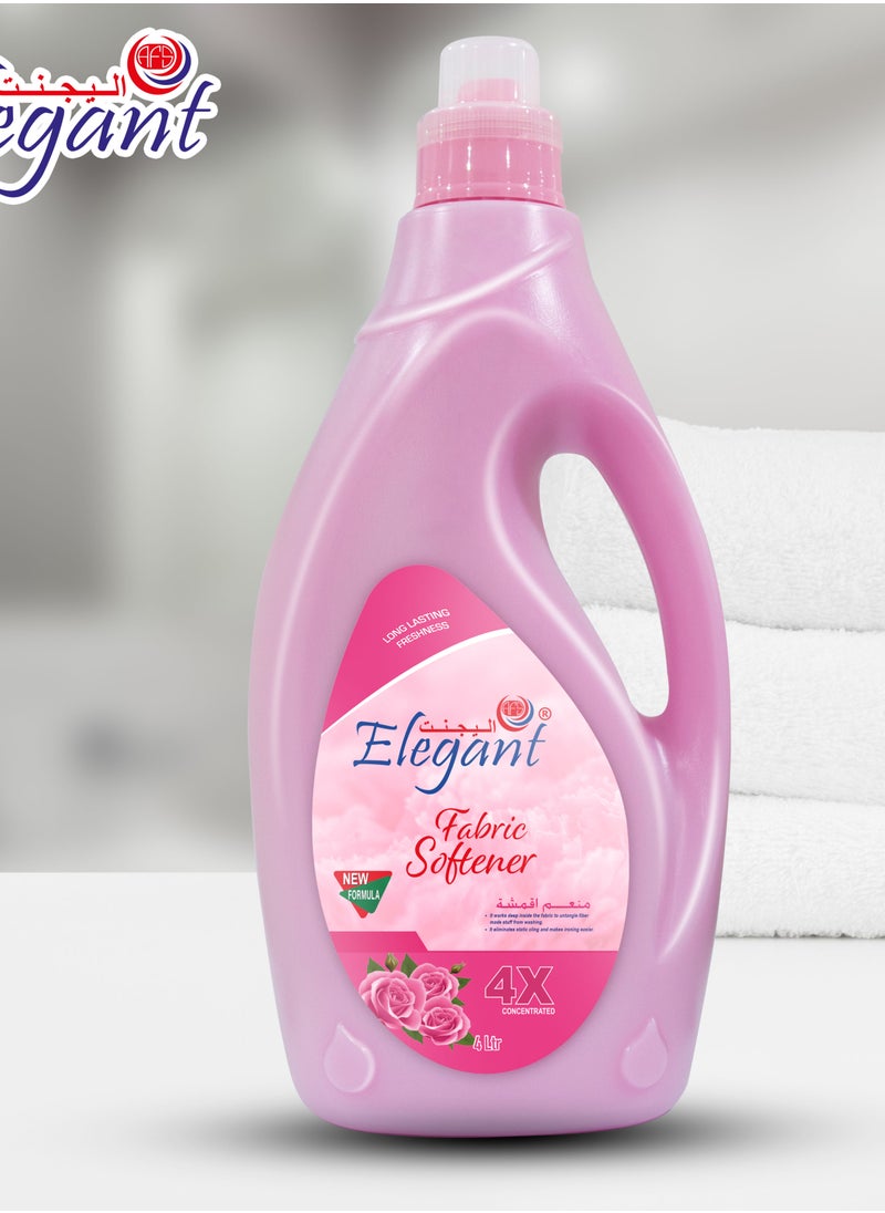 Elegant - Elegant Rose Fabric Softener 4 Liter - Image 1