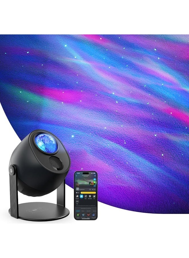 Govee Star Projector LED, RGBW Aurora Galaxy Light Projector 52+ Scenes