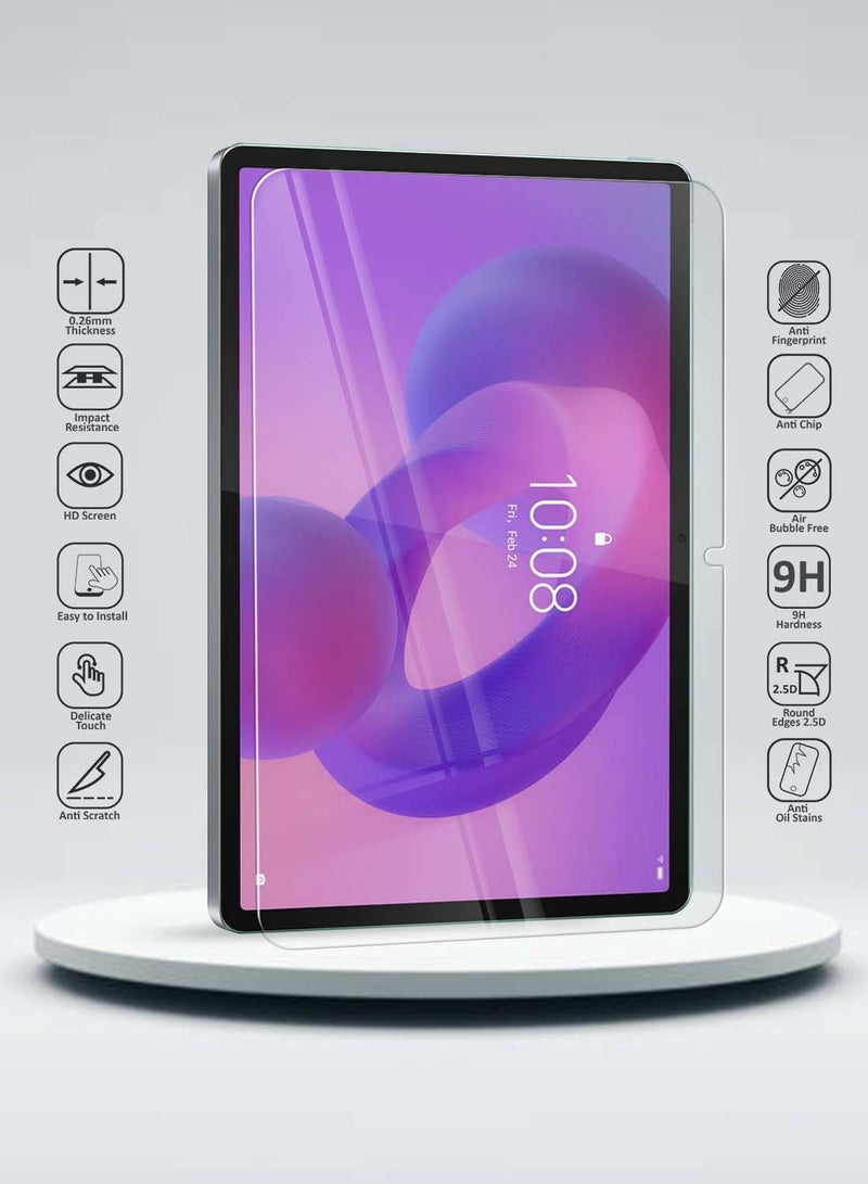 دبليو تيك واقي شاشة من لينوفو ايدا تاب برو 4 جي 2025 (12.7 بوصة) واقي شاشة زجاجي 9H الترا اتش دي (TSG9CN) - شفاف - Image 2