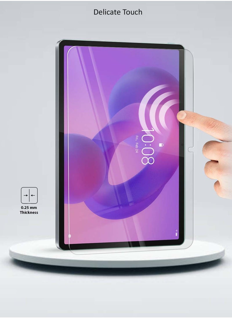 Wtech Lenovo Idea Tab Pro 4G 2025 (12.7 inches) 9H Ultra HD Tempered Glass Screen Protector (TSG9CN) - Clear  - Image 4