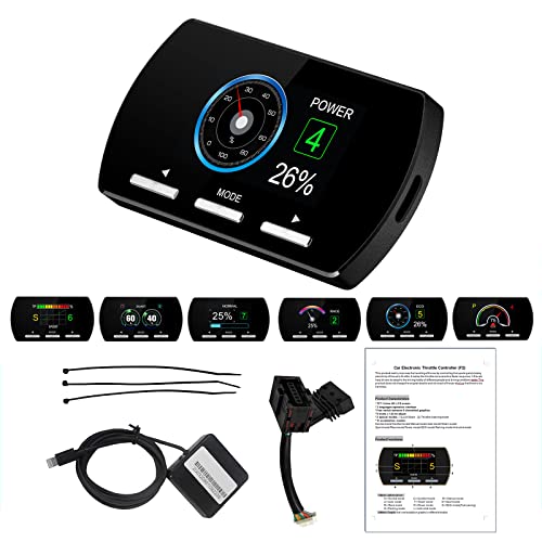 Qagea Throttle Response Controller 9 Drive Modes Smart Electronic Racing Accelerator Compatible with Ford F150 F250 Raptor Fusion Focus Grand Mondeo Mustang Ranger Transit Mazda 5 6 BT-50 CX-9 (861-Upgrade) - Image 4