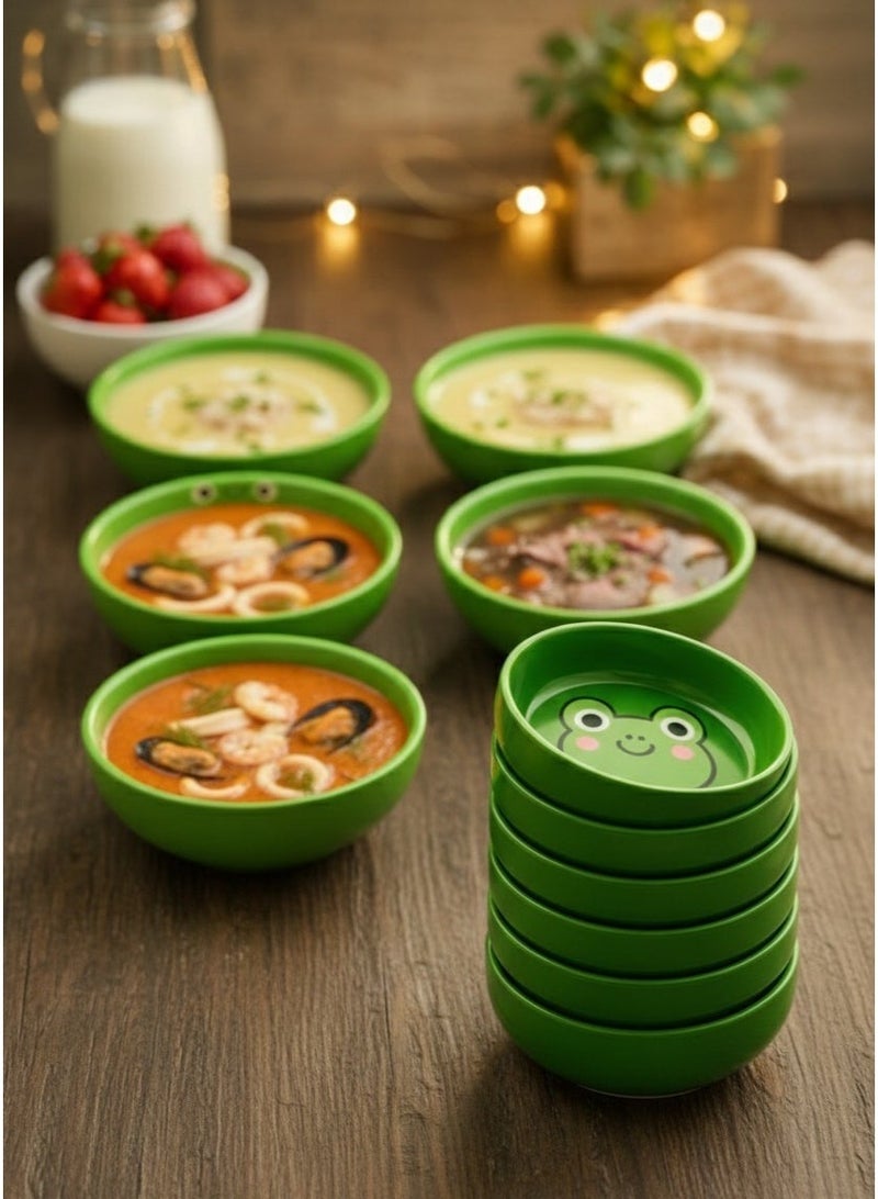 زوبا طقم بولات بورسلين 6 قطع, -متعددة الاستخدام - Image 1