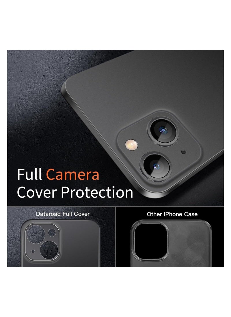 Raxoom ELTERAZONE Case Compatible with iPhone 15 Slim Case,0.2mm Fit [Paper-Thin] Lightweight Case Matte Finish PP Back Skin Cover Protection [Anti-Fingerprints&Yellowing] (Black) - Image 3