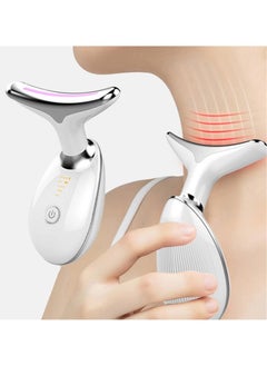 ELTRAZONE 1PC Lifting And Tightening Household Electric Massage Beauty Instrument – Advanced Neck & Face Skin Care Device For Wrinkle Removal, Anti-Aging, Firming, Skin Rejuvenation, Blood Circulation Boost – Rechargeable, Portable & Easy To Use – White  - Image 3