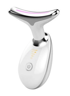 ELTRAZONE 1PC Lifting And Tightening Household Electric Massage Beauty Instrument – Advanced Neck & Face Skin Care Device For Wrinkle Removal, Anti-Aging, Firming, Skin Rejuvenation, Blood Circulation Boost – Rechargeable, Portable & Easy To Use – White  - Image 1