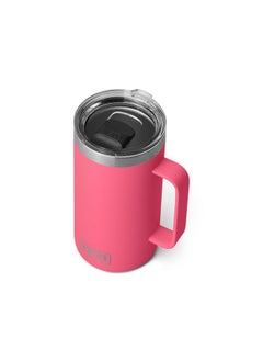 YETI YETI Rambler 24 oz Mug, Vacuum Insulated, Stainless Steel with MagSlider Lid, Tropical Pink  - Image 1