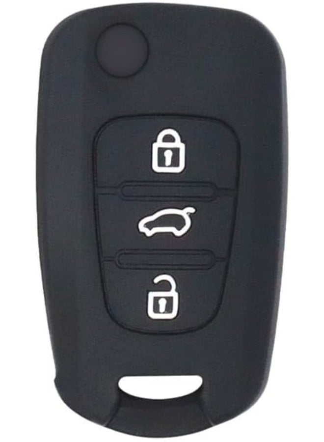 3 Buttons Silicone Flip Key Shell Cover Case for KIA Rio, Rio K2, Rondo, Soul, Sportage, Ceed, CeedPro, Cerato, Picanto, Remote Protection Case - Image 3