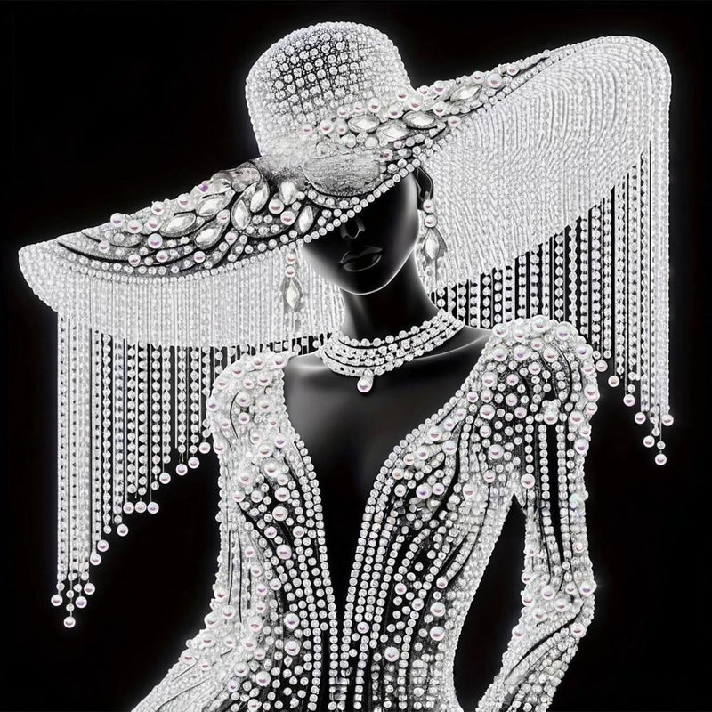 5D DIY Irregular Diamond Painting, Beautiful Woman Painting, Large and Small Diamond Painting, Educational Craft Decorative Painting, Factory Direct Sales and Wholesale - Image 1