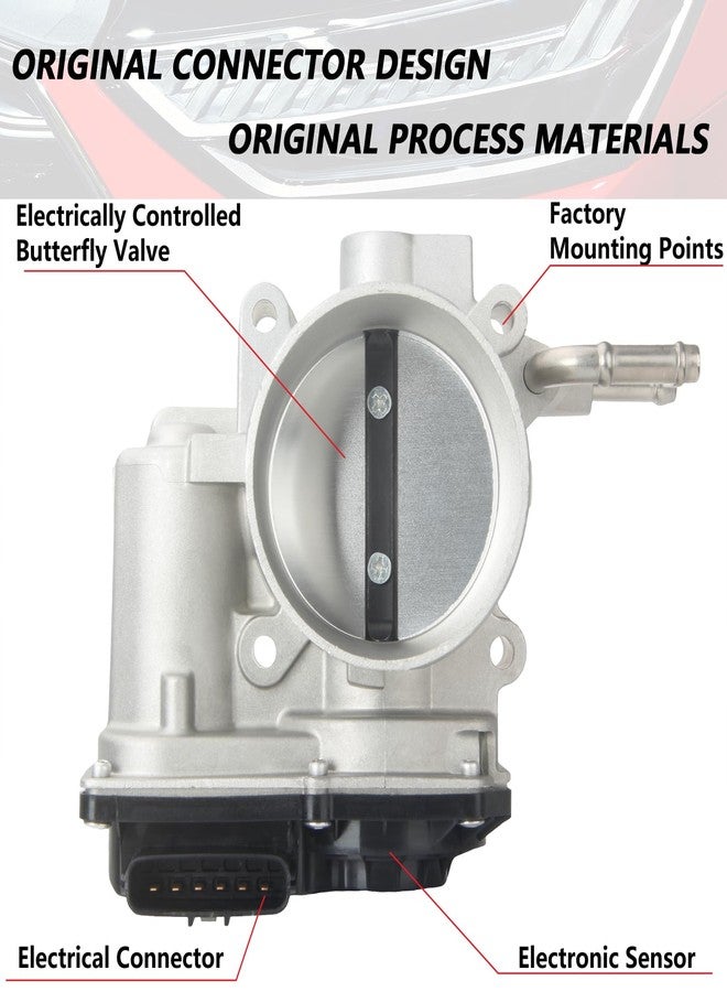 DOSKJOK 22030-36010 Electronic Throttle Body Assembly Replacement for Camry Highlander RAV4 Sienna Venza tC - Image 3