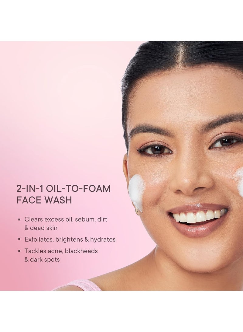 Quench Brightening Foam Cleanser with Cherry Blossom Radiance | Korean Face Wash for Glowing Skin | Removes Makeup, Dirt & Impurities | Brightens Dull Skin | Made in Korea (100ml) - Image 2