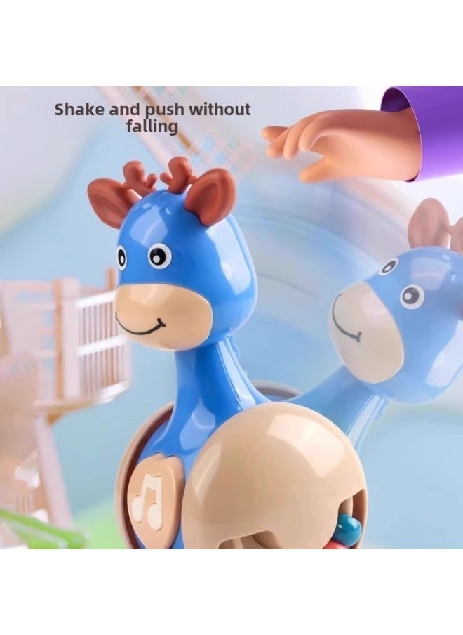 Whimsy Sliding Fawn Tumbler Baby Toys for 3-12 Months Baby Comfort Early Education Puzzle, Color & Sensory Learning to Climb Guide Artifact  0-5 Years Old Children's Toys, Kids Perfect Gift for Boys Girls (Blue)  - Image 5