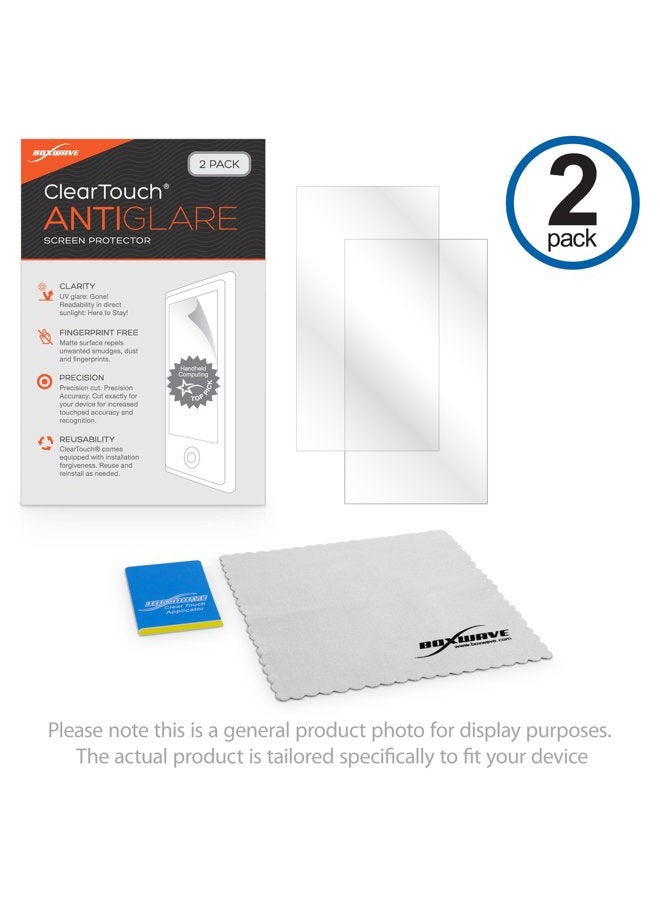 BoxWave Toyota 2016 Tundra (7 in) ClearTouch Anti-Glare Screen Protector (2-Pack) - Toyota 2016 Tundra (7 in) Anti-Glare, Anti-Fingerprint Matte Film Skin to Shield Against Scratches - Image 4