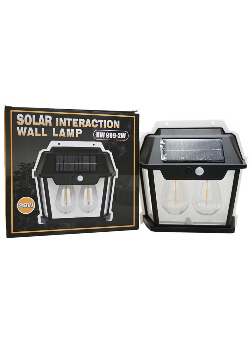 Innovity Outside Solar Induction Wall lamp Warm Light Dual Core Wireless Dusk to Dawn Motion Sensor LED Sconce Lights Waterproof Solar Fence Lights, Solar Light Wall Mount, Outdoor Step Lights - Image 4