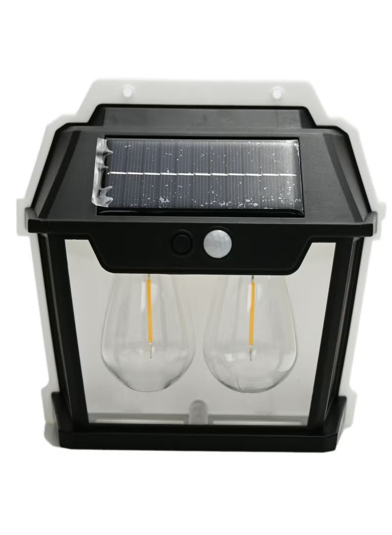 Innovity Outside Solar Induction Wall lamp Warm Light Dual Core Wireless Dusk to Dawn Motion Sensor LED Sconce Lights Waterproof Solar Fence Lights, Solar Light Wall Mount, Outdoor Step Lights - Image 1