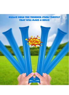 SYOSI 44 Thunder Sticks Inflatable Noisemakers Cheerleading Plastic Clapping Gear Football Games Party Sporting Events  - Image 3