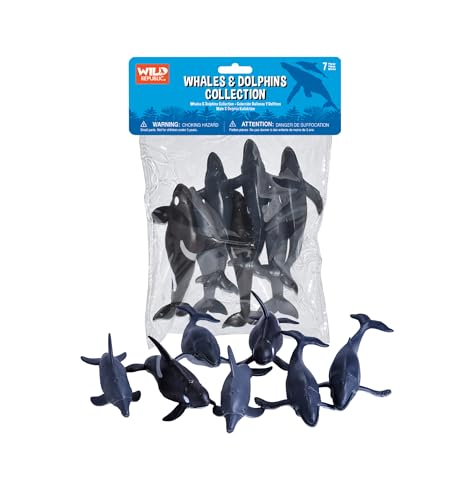 Wild Republic 83783 Polybag Whales and Dolphins, Humpback Whale, Orca, Dolphins, Kids Gifts, 7 - Pieces - Image 5