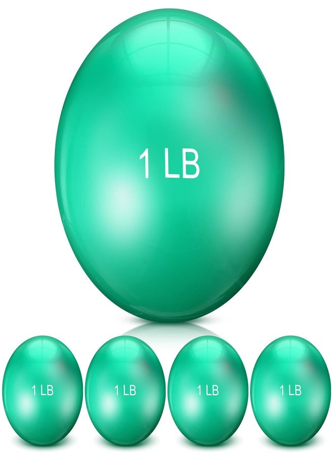 Seenelling 4 Pcs Weighted Toning Balls for Exercise Weighted Balls Weighted Toning Exercise Ball Gym Balls Exercise Soft Medicine Balls for Exercise, Pilates, Yoga, Balance, Flexibility - Image 1