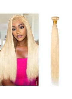 HC HC 613 Bundles Human Hair 30 Inch Blonde Straight Bundles 100 Unprocessed 12A Grade Brazilian Virgin Human Hair Bundles 1 Bundle Human Hair 613 Blonde Bundle Single Bundles Human Hair 