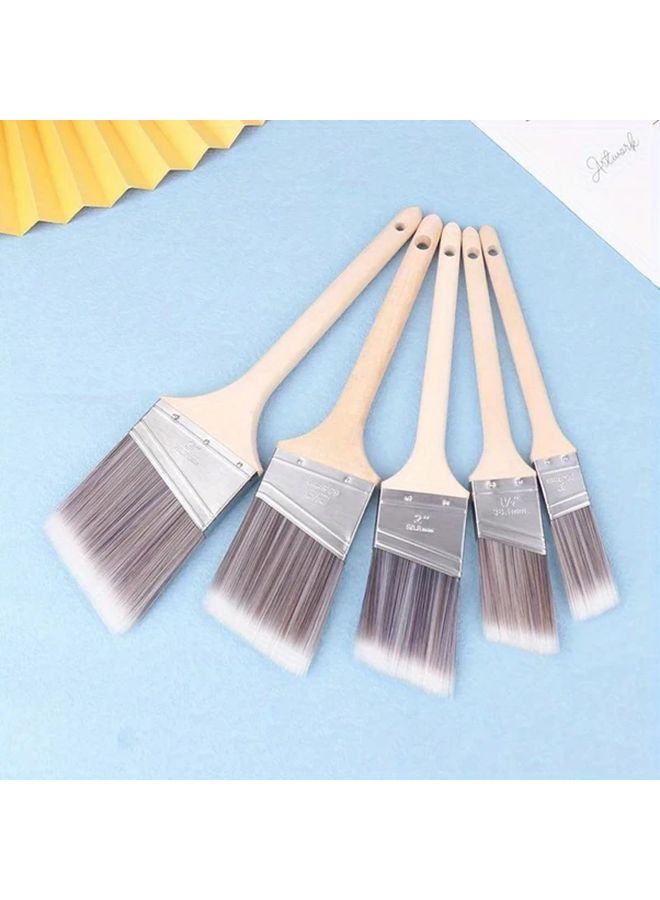 2 Inch Paint Brush with Abrasive Tip for Smooth Application Durable Plastic Fiber Bristles - Image 1