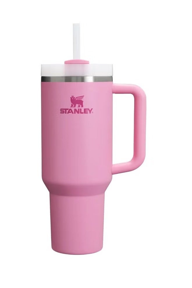 Stanley Stanley IceFlow Stainless Steel Tumbler - Vacuum Insulated Water Bottle for Home, Office or Car Reusable Cup with Straw Leak Resistant Flip Cold 40oz (Rose Color) - Image 1