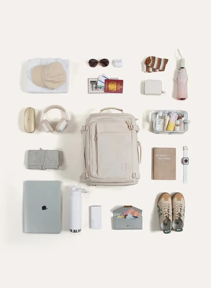 BAGSMART Beige BAGSMART Blast Travel Backpack  | Best Price UAE