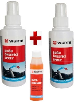 Würth Anti-Fog Spray 2 Pieces & Concentrated Glass Soap 1 Piece  - Image 1