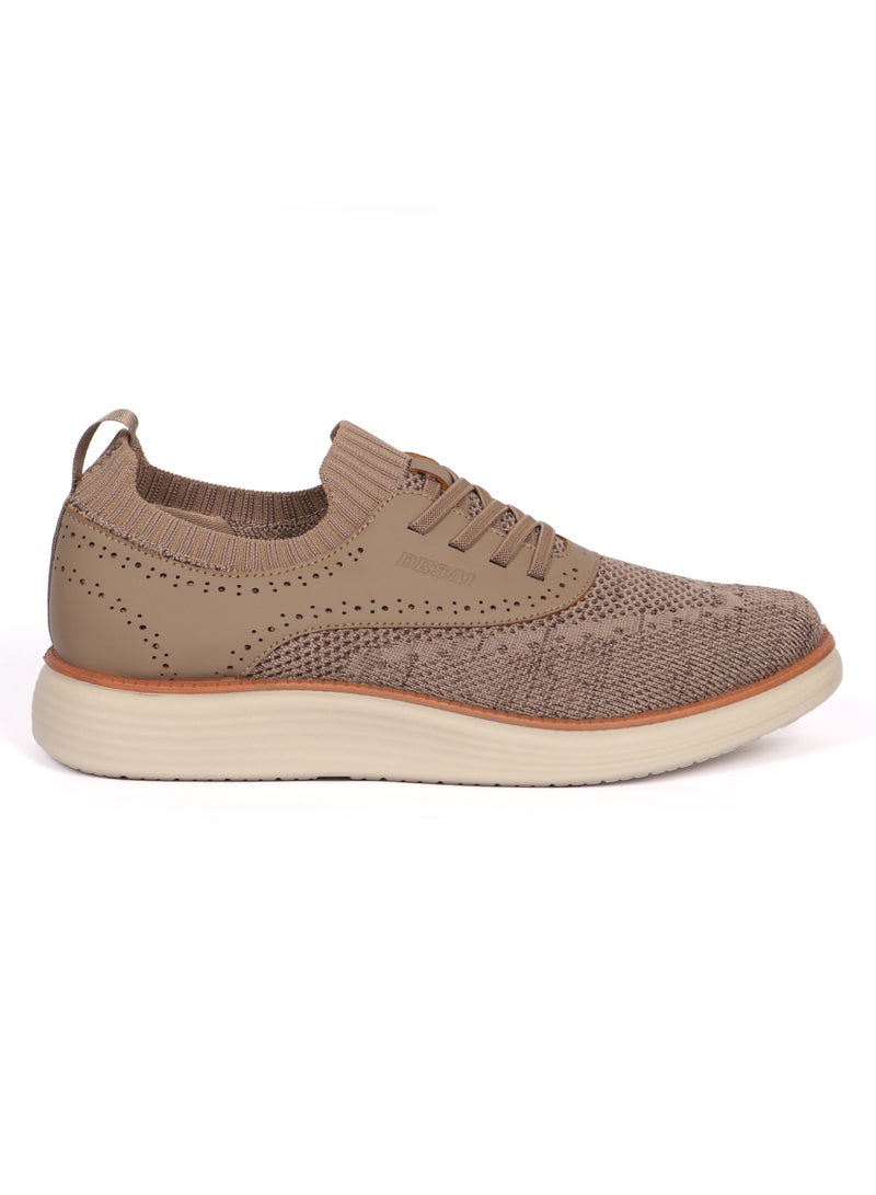 Men's Casual slip on Khaki  - Image 4