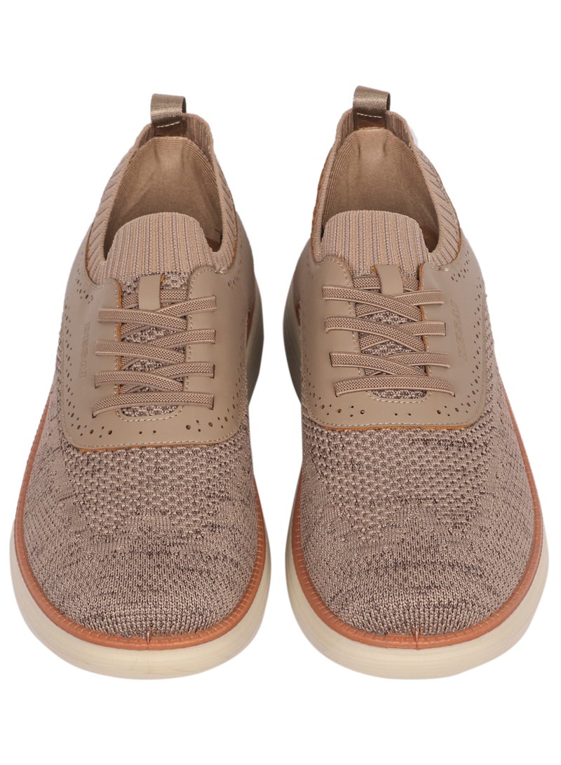 Men's Casual slip on Khaki  - Image 2