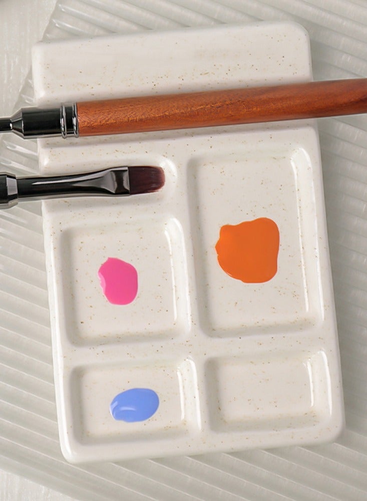 Ceramic Nail Art Palette Nail Art Painting Mixed Color Plate Makeup Cosmetic Mixing Tools Display Board - Image 5