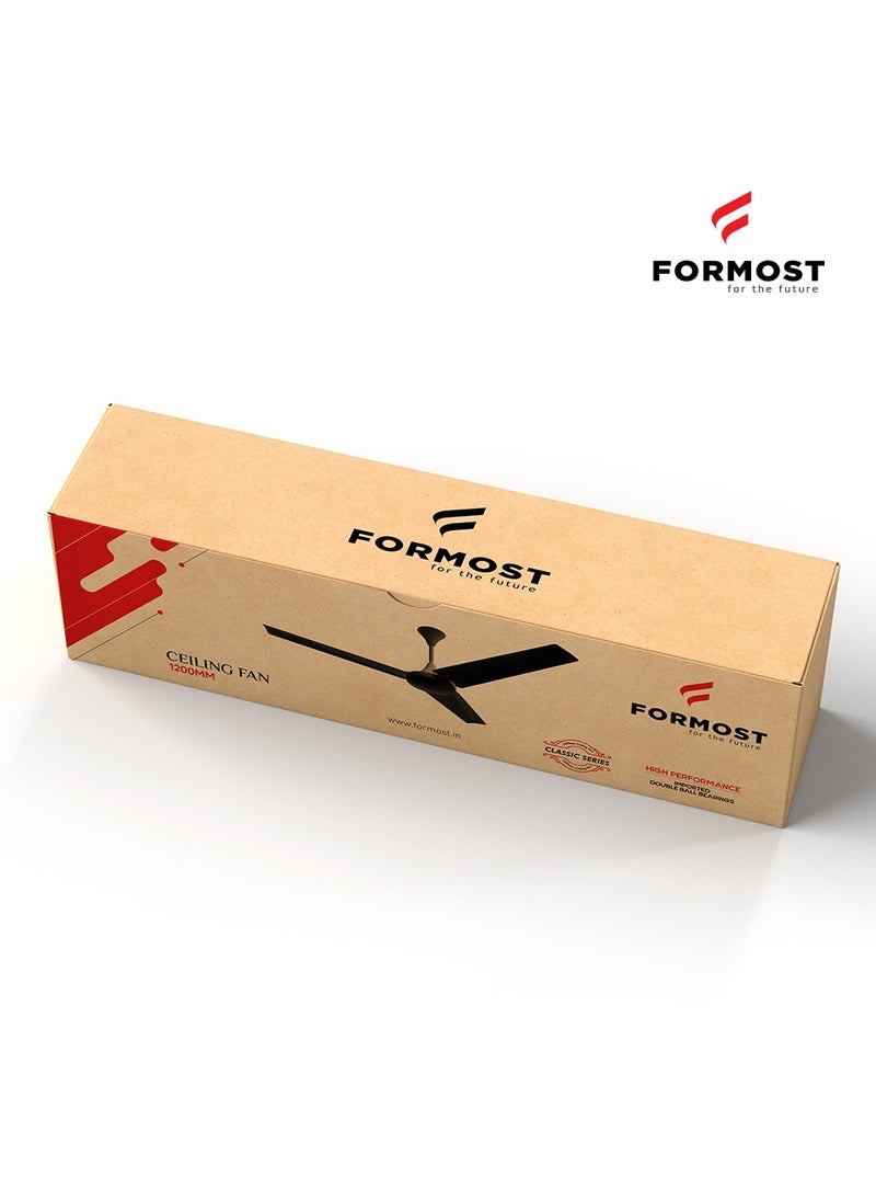 FORMOST FORMOST 1200mm Electric Ceiling Fan Ivory High Air Delivery Energy Efficient  - Image 5