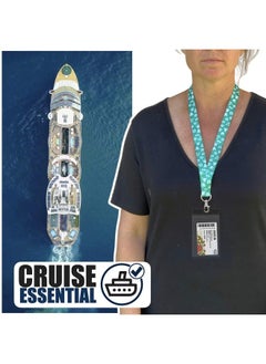 Cruise On Lanyards For Cruise Key Cards [2 Pack] With Waterproof Key Cruise Card Holder (Green)  - Image 4