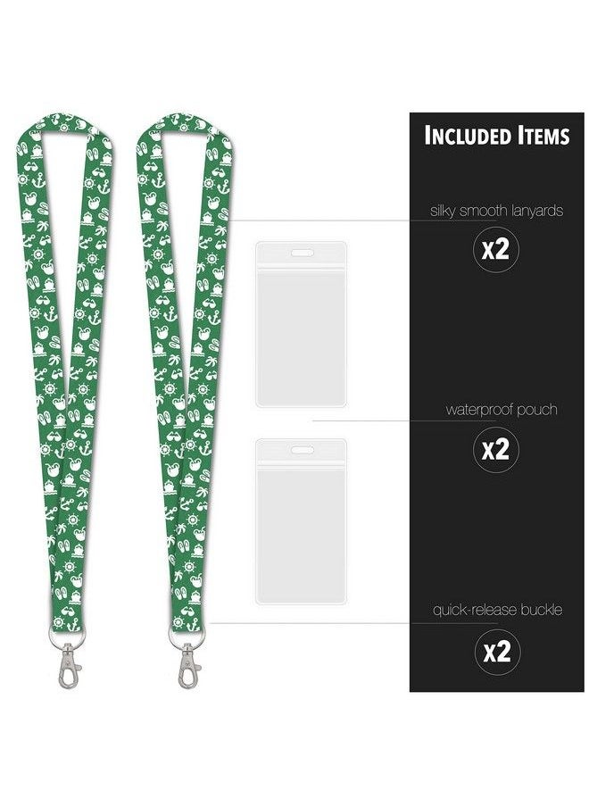 Lanyards For Cruise Key Cards [2 Pack] With Waterproof Key Cruise Card Holder (Green) - pzsku/Z4B61C3CC4861821B4EE0Z/45/_/1693829621/43a3d5be-a1e6-4e99-81a7-bed36e53030a