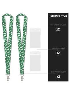 Cruise On Lanyards For Cruise Key Cards [2 Pack] With Waterproof Key Cruise Card Holder (Green)  - Image 5