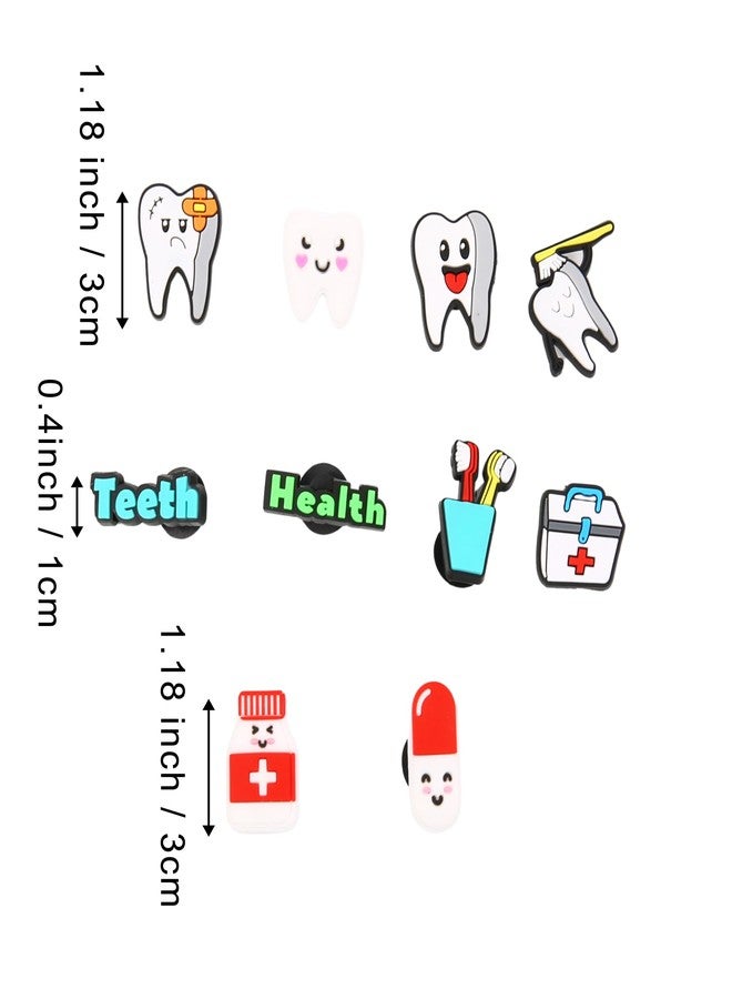 Vagocom Dentistry Charms for Bogg Bags, Teeth Decoration Accessories for Simply Southern Totes,Inserts Beach Bag Decorative Accessories - Image 2