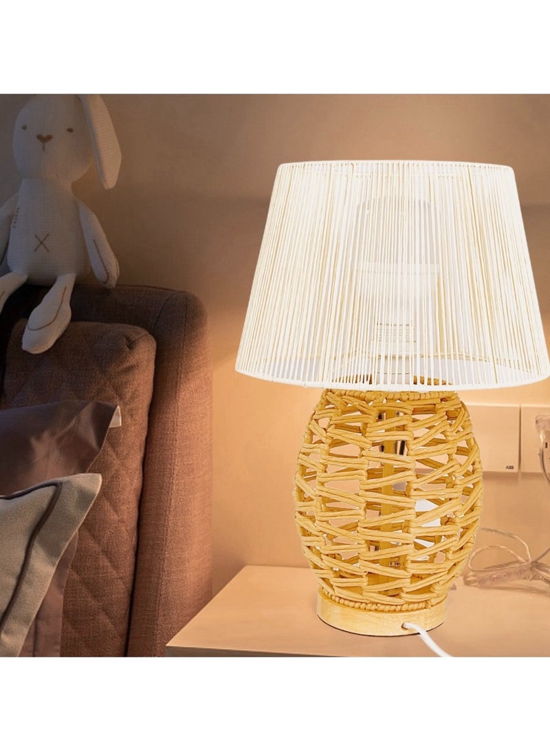 XiuWoo Japanese Atmosphere Table Lamp Bedroom Bamboo Floor Lamp For Room Decor - Image 2