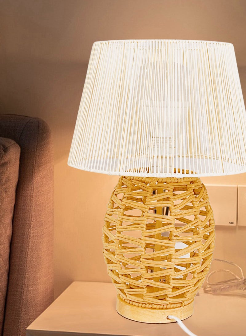 XiuWoo Japanese Atmosphere Table Lamp Bedroom Bamboo Floor Lamp For Room Decor - Image 3