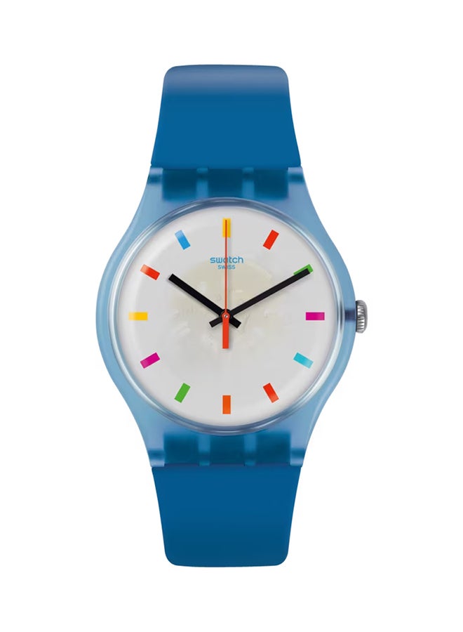 Swatch ساعة يونيكس بلاستيكية كوارتز لون مربع - Image 1