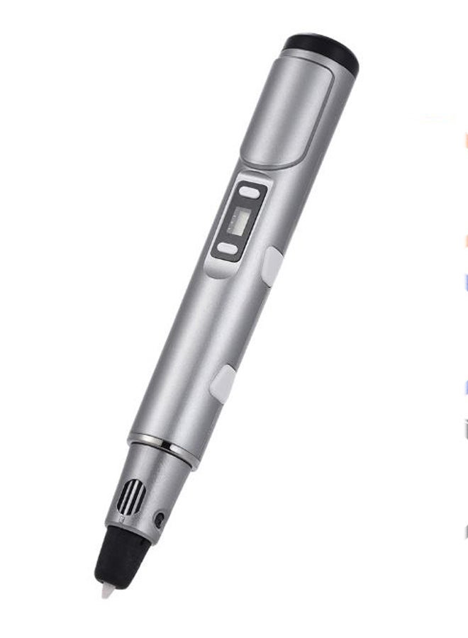 NIBEMINENT 3D Printing Pen With LCD Screen Silver/Black