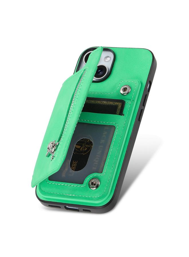 اس-توب جراب خلفي لهاتف iPhone 11 Retro MagSafe مزود بسحاب ومحفظة وحقيبة بطاقات - Image 3