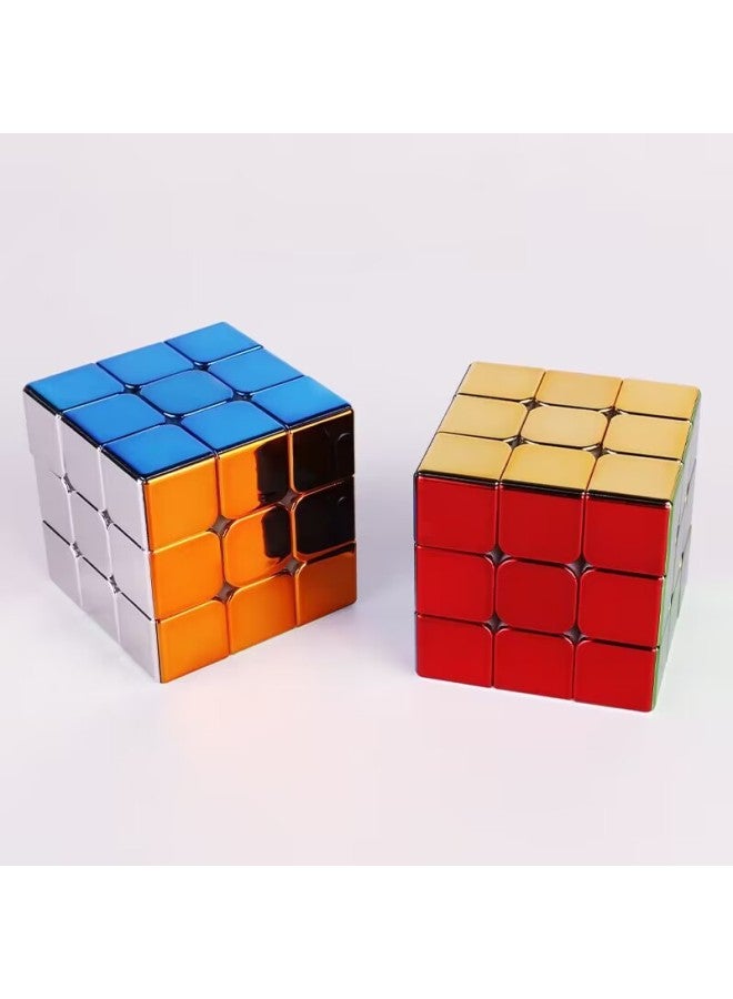 لعبة ألغاز مكعب الذكاء الملونة 3x3x3 مكعب تعليمية لتحفيز الدماغ مناسبة للأطفال والبالغين - اللون: أسطوري ملون من الدرجة الثالثة إصدار مغناطيسي M - Image 1