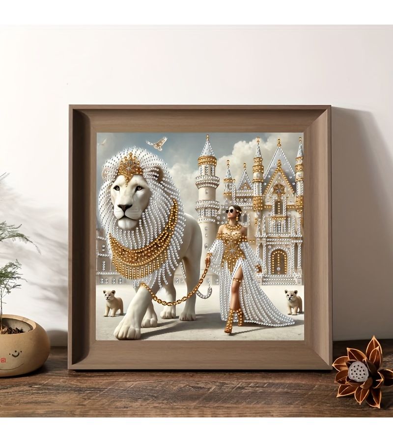 30cm 5D Alien Diamond Painting Art Set DIY Handmade Home Decor - Image 5