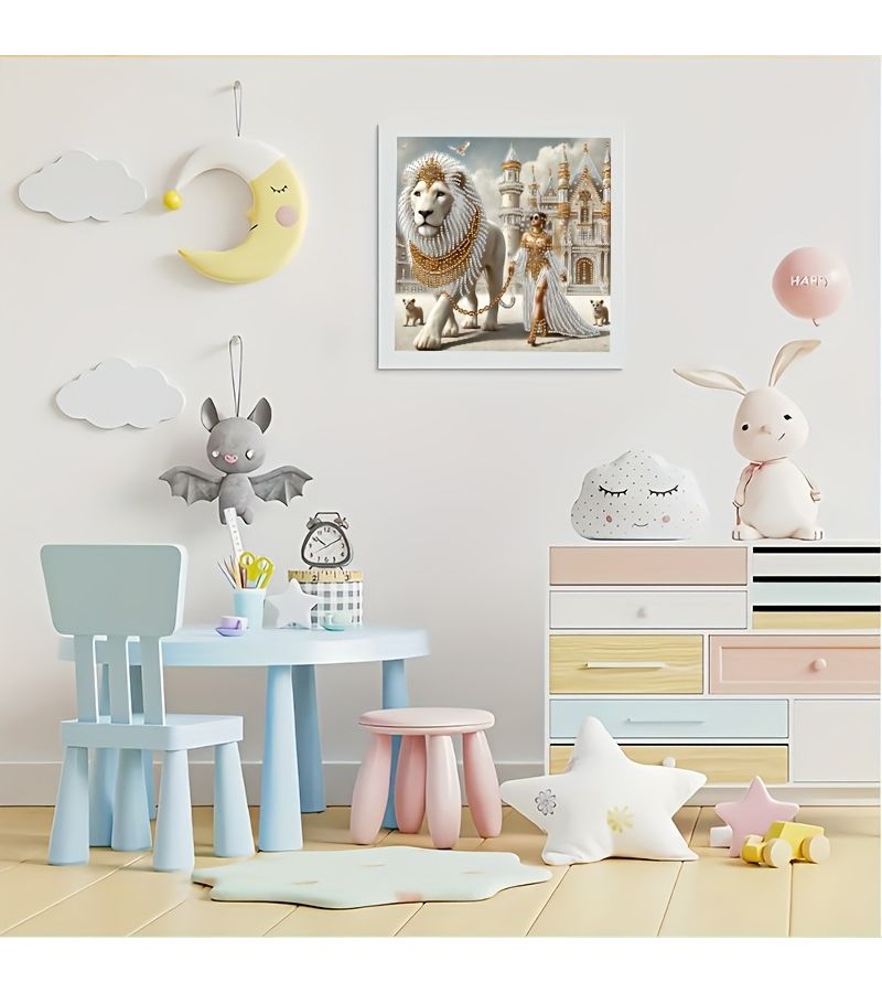 30cm 5D Alien Diamond Painting Art Set DIY Handmade Home Decor - Image 3