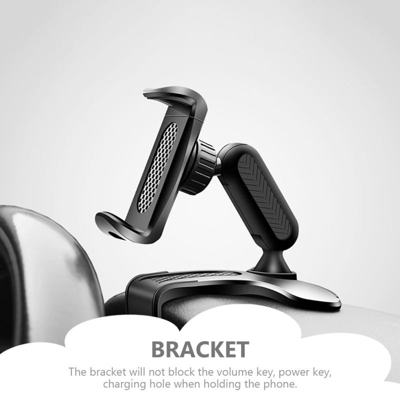 Universal Rotating Car Phone Holder Mount for Dashboard Sun Visor Rearview Mirror Clip Stand - Image 4