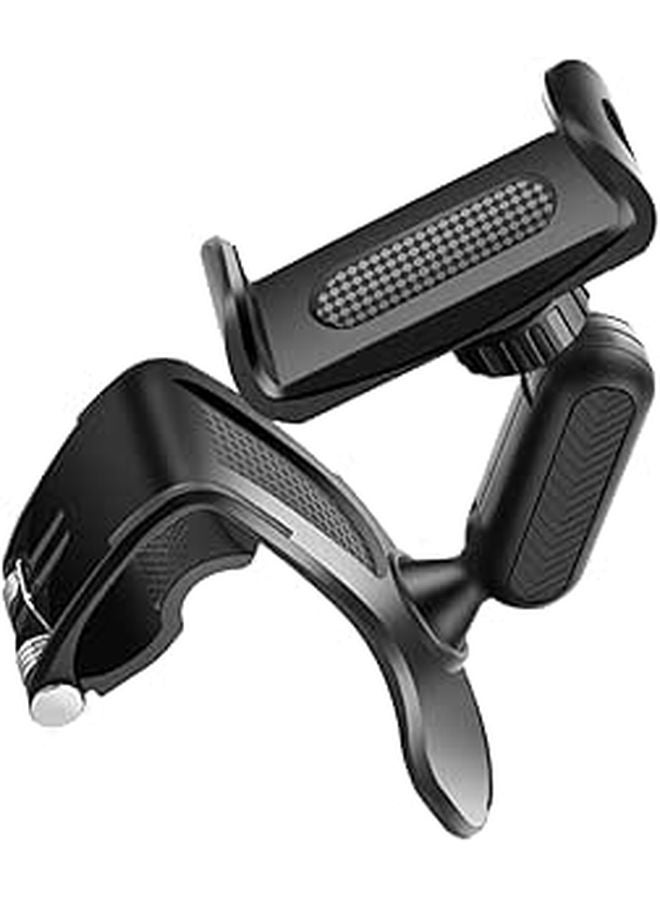 Universal Rotating Car Phone Holder Mount for Dashboard Sun Visor Rearview Mirror Clip Stand - Image 1
