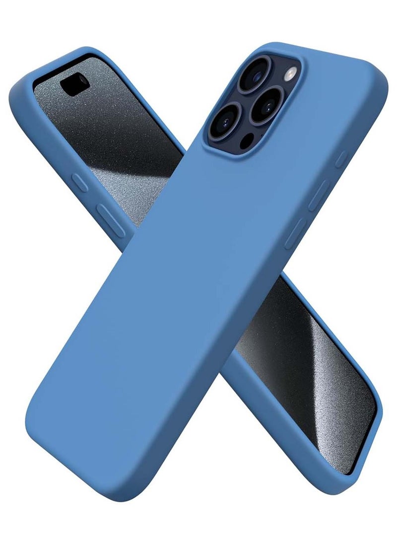 X-level iPhone 15 Pro Max Mobile Case Cover with Soft Liquid Silicone Protection Anti-Scratch Shockproof Accessories Slim Protective Back Cover with Comfortable Hold Touch Feeling and Anti-fingerprint  - Image 1
