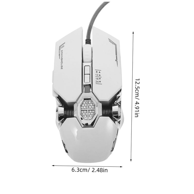 Wired Gaming Mouse RGB Backlight Programmable Buttons Ergonomic Design for PC Laptop - Image 3