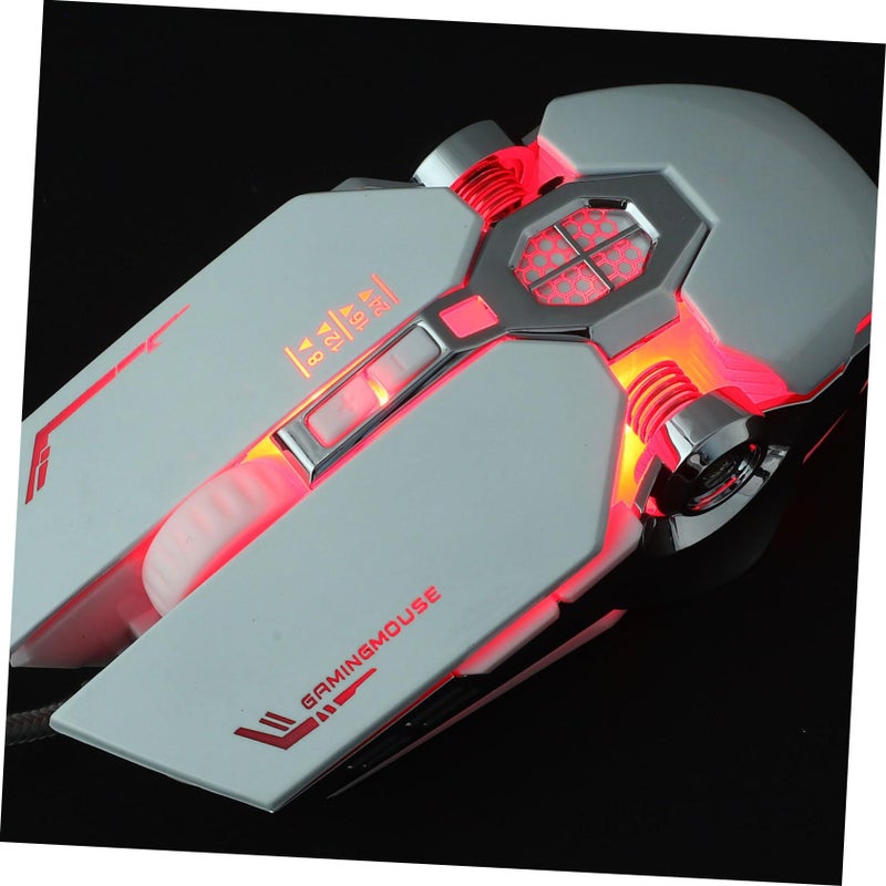 Wired Gaming Mouse RGB Backlight Programmable Buttons Ergonomic Design for PC Laptop - Image 4