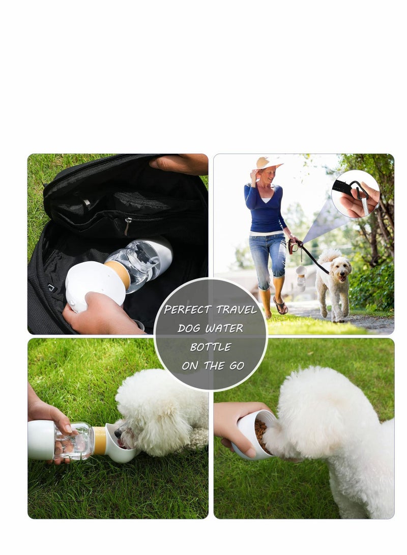 NIBEMINENT Portable Dog Water Bottle with Food Container for Outdoor Walking Traveling and Hiking - Image 4